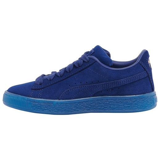 Suede Classic Jr 'Mono Gold - Elektro Blue Gold'