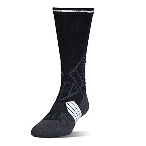 Under Armour Football Crew Socks 'Black White'