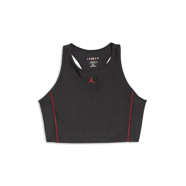 Essential Crop Tank Top 'Black'