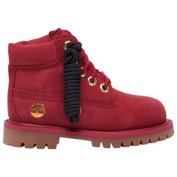 Timberland 6 Inch Premium Waterproof Boots Nubuck TD 'Dark Red'
