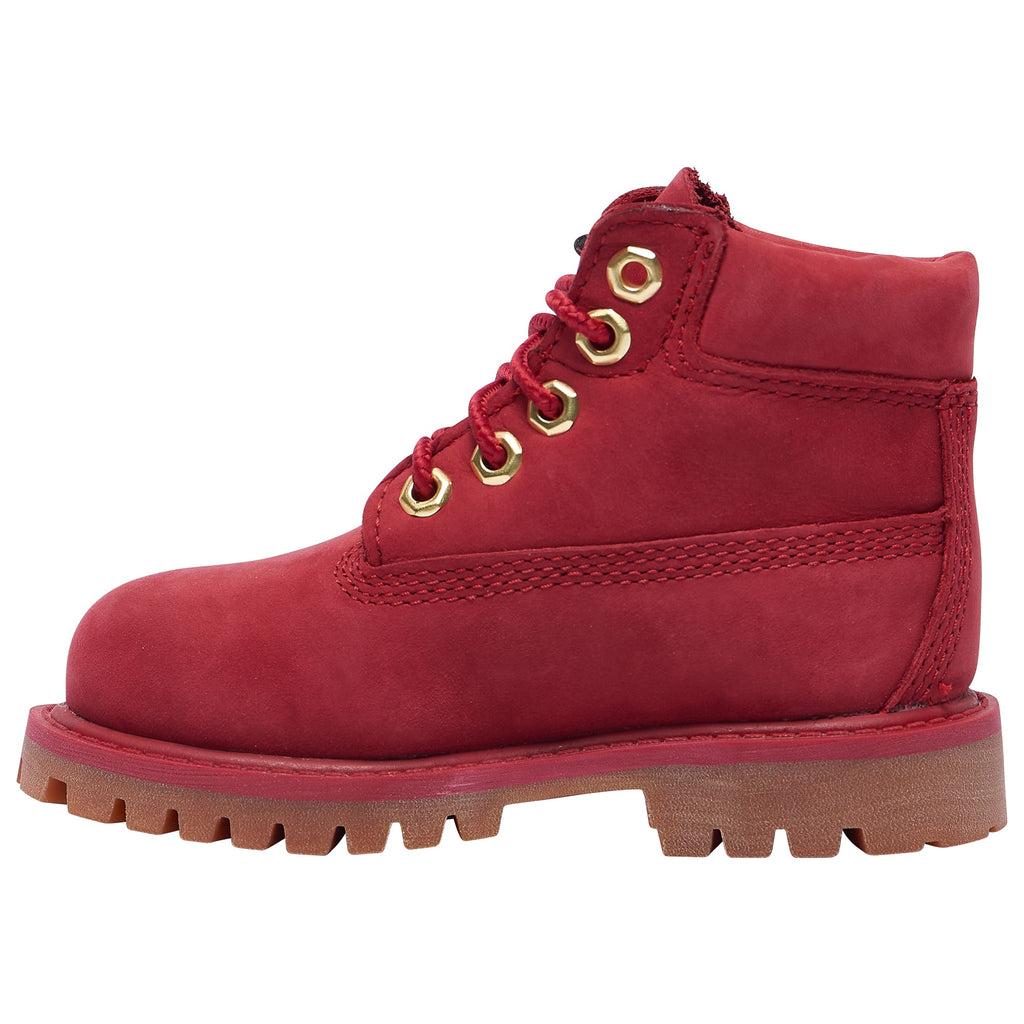 Timberland 6 Inch Premium Waterproof Boots Nubuck TD 'Dark Red'