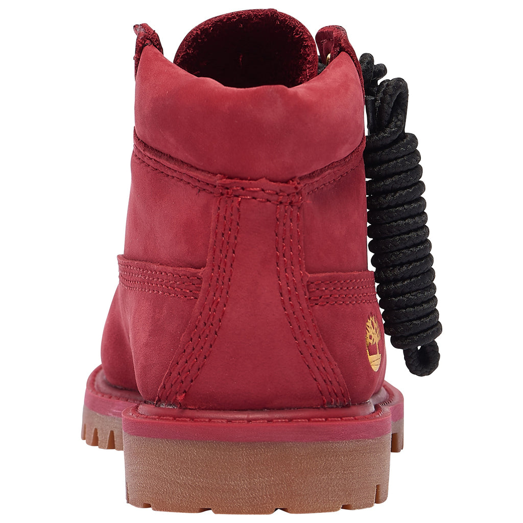 Timberland 6 Inch Premium Waterproof Boots Nubuck TD 'Dark Red'