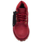 Timberland 6 Inch Premium Waterproof Boots Nubuck TD 'Dark Red'