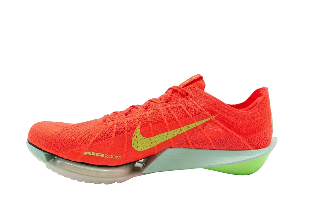 Inner medial side of Nike Victory 2 showing the dual-chamber Air Zoom unit and support cables.