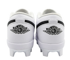Rear heel view of Jordan 1 Retro MCS Low showing the iconic Air Jordan Wings logo CJ8524-101