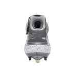 Rear view of Alpha Huarache Elite 3 Mid showing the heel pull tab and open heel construction.