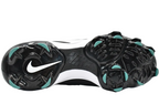 Bottom view of Nike Griffey 2 MCS showing the molded plastic cleat pattern designed for traction and speed on diamond surfaces.