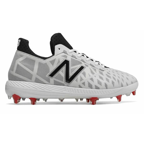 Low-Cut COMPv1 TPU Baseball Cleat 'White Black'