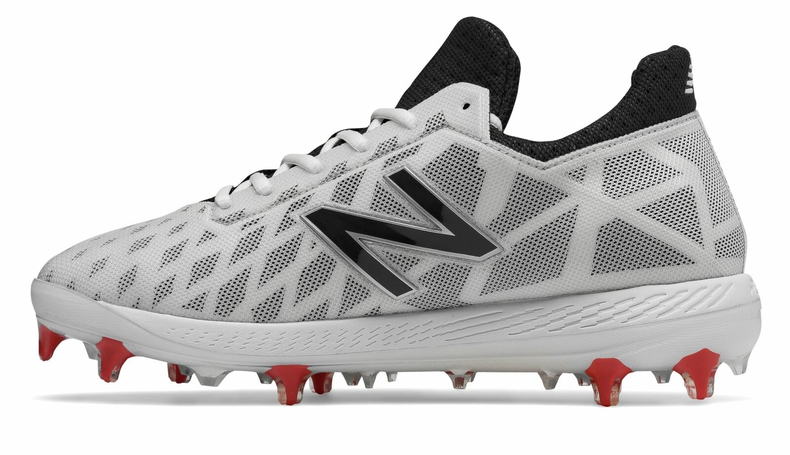 Low-Cut COMPv1 TPU Baseball Cleat 'White Black'