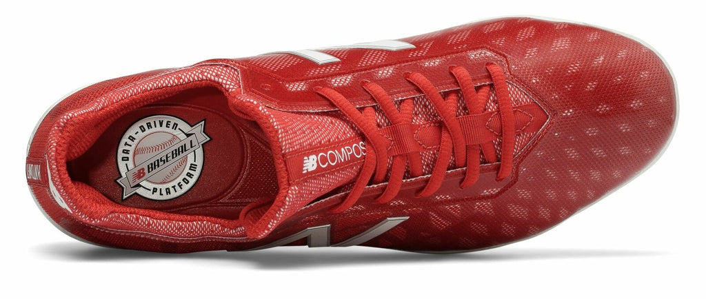 Low-Cut COMPv1 TPU Baseball Cleat 'Red'