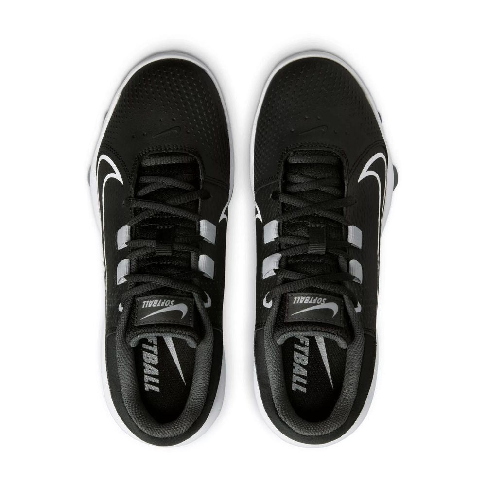 Nike Wmns HyperDiamond 4 Pro MCS 'Black White' Softball Cleat