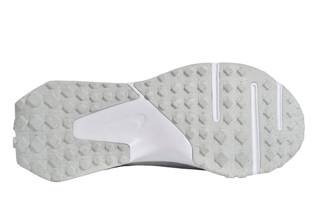 Underfoot view of the non-marking rubber turf outsole in Wolf Grey.