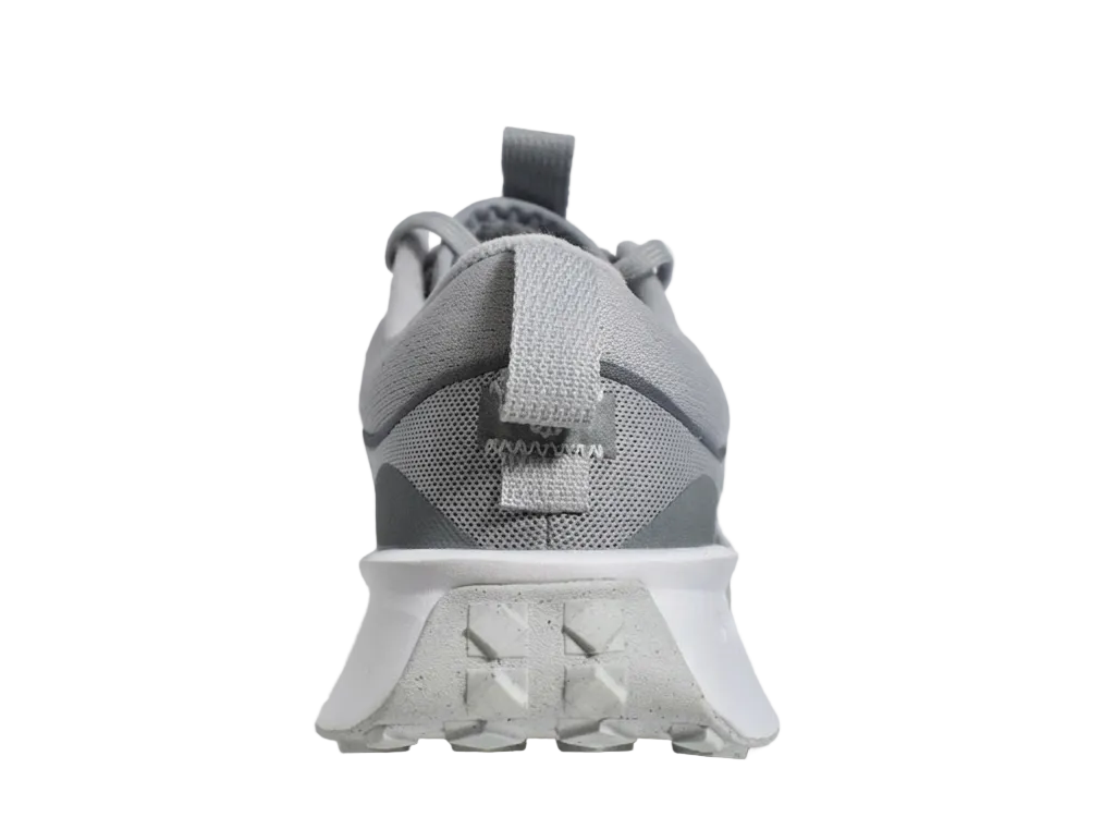 Heel shot of the Wolf Grey Air Diamond Varsity Turf showing the sleek rear profile.