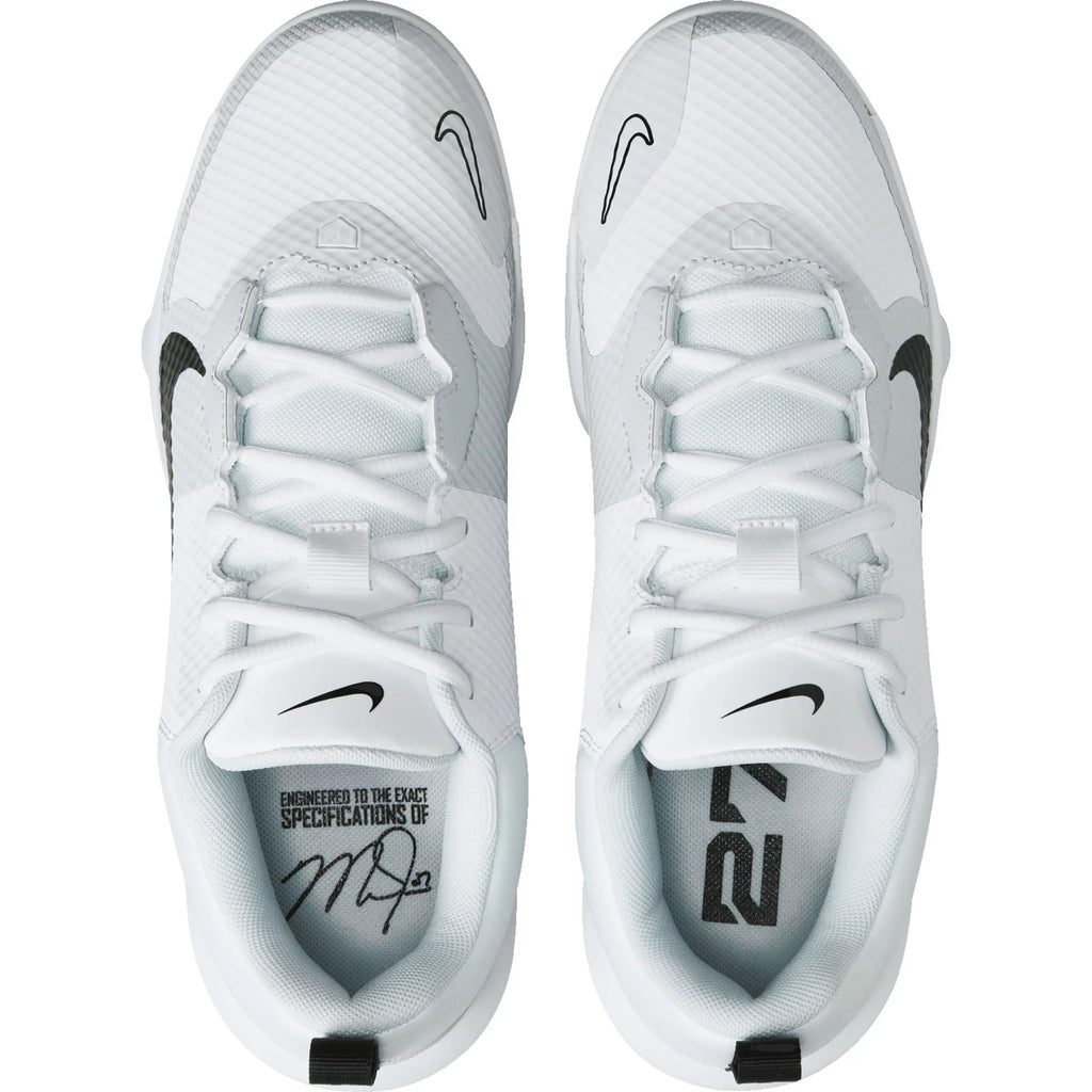 Force Trout 9 Pro MCS 'White Black' Baseball Cleats