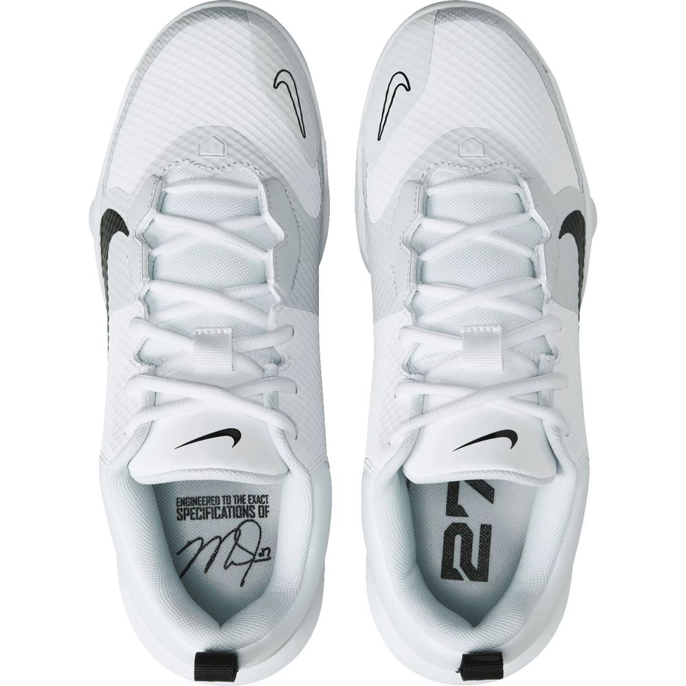 Force Trout 9 Pro MCS 'White Black' Baseball Cleats