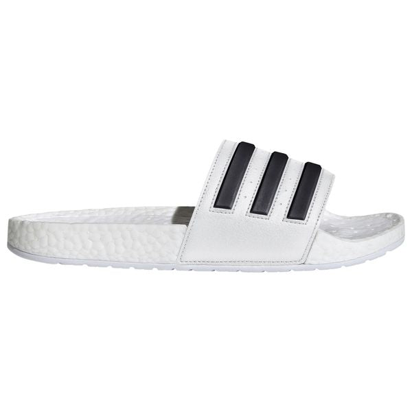 Adilette Boost Slides 'White Black Stripes'
