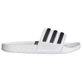 Adilette Boost Slides 'White Black Stripes'