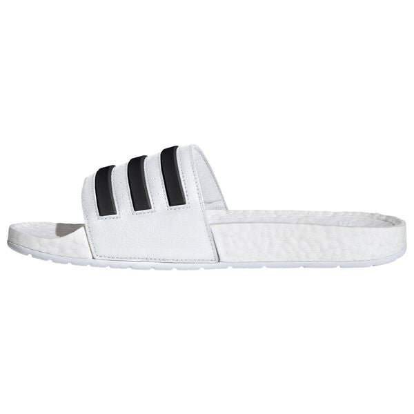Adilette Boost Slides 'White Black Stripes'