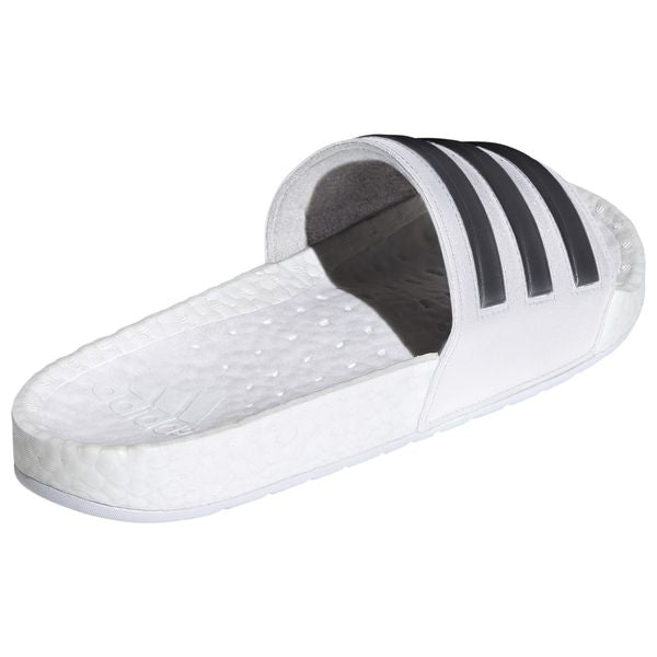 Adilette Boost Slides 'White Black Stripes'