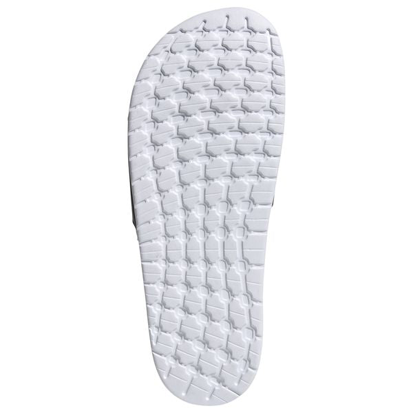 Adilette Boost Slides 'White Black Stripes'