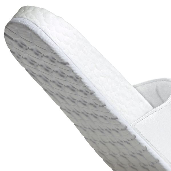 Adilette Boost Slides 'White Black Stripes'