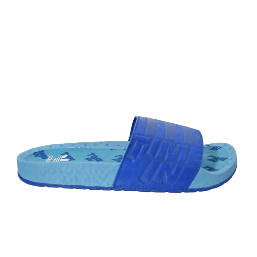 Adidas Ninja x Adilette Boost Slide 'Time In Blue Signal Cyan'