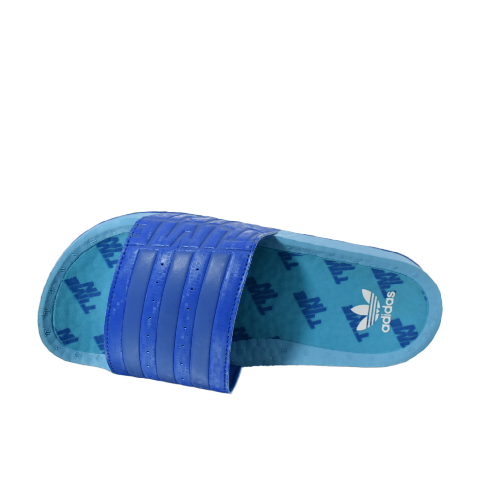 Adidas Ninja x Adilette Boost Slide 'Time In Blue Signal Cyan'