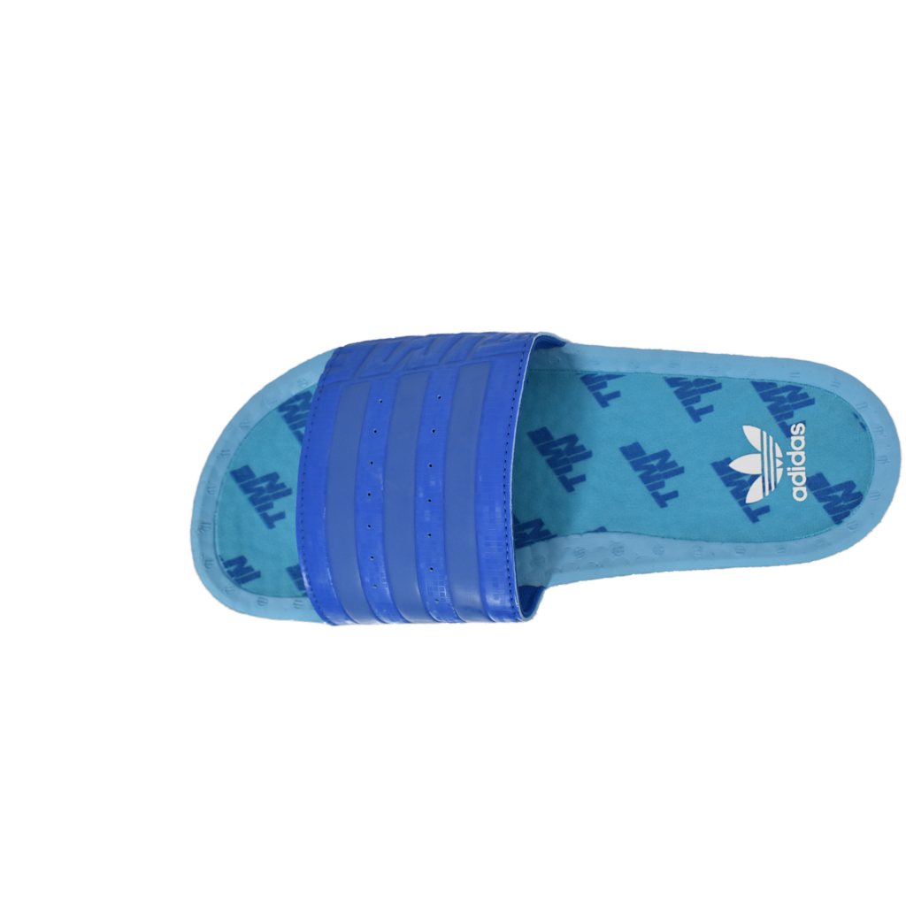 Adidas Ninja x Adilette Boost Slide 'Time In Blue Signal Cyan'