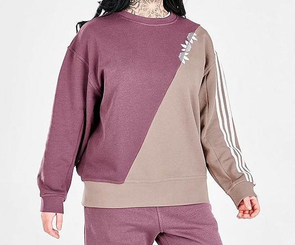 Women's Adicolor 'Sliced Trefoil' Crewneck Sweatshirt