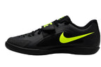 Nike 685134-004 throwing shoes side view showing midfoot strap and Light Lemon Twist Swoosh.