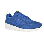 Side Overhead view of Saucony Shadow 5000 Federal Blue highlighting the breathable mesh toe box and blue laces.