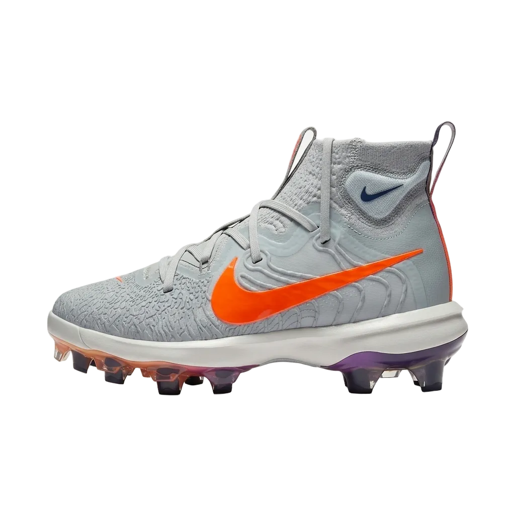 Inner side of Nike Alpha Huarache NXT highlighting the React foam midsole and support overlays.