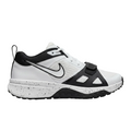Nike Air Zoom Diamond Elite Turf Shoes - White Black Spatter Side View