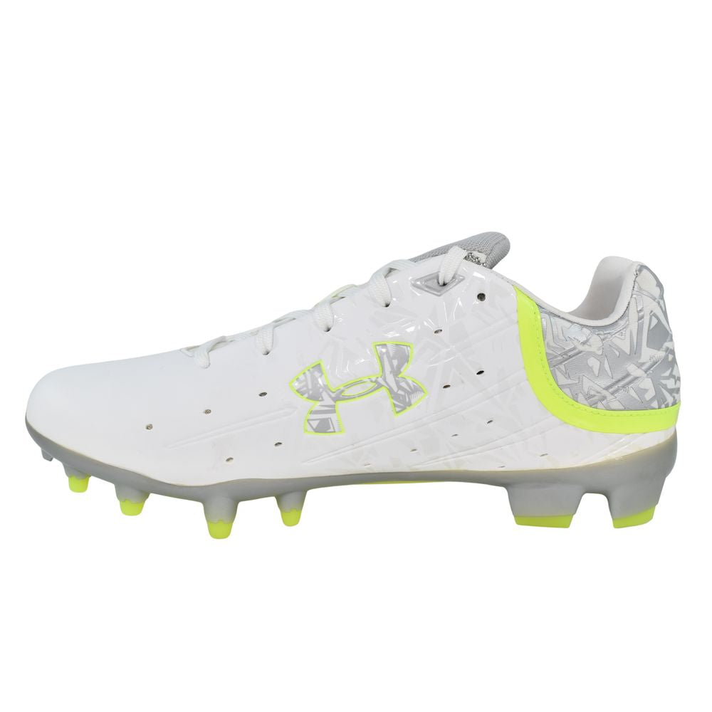 UA Banshee Low MC 'White Metallic Silver' LAX