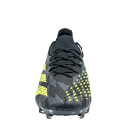 Top view of Adidas Predator Accuracy.1 IG0782 cleats detailing the lacing system and HybridTouch upper material.
