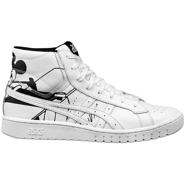 ASICS Gel-Kayano 5 OG retro running shoes in white and black, style code 1191A069-100, front three-quarter view.