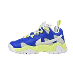 Inner side of Nike Air Barrage Low GS highlighting the textured synthetic upper and supportive collar.