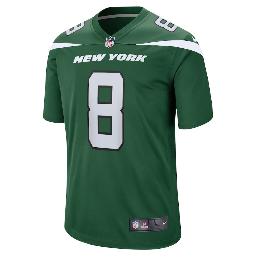 New York Jets Aaron Rodgers 'Gotham Green' Game Jersey