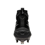Rear view of the Nike Alpha Huarache NXT showing the black Nike logo and speckled midsole.