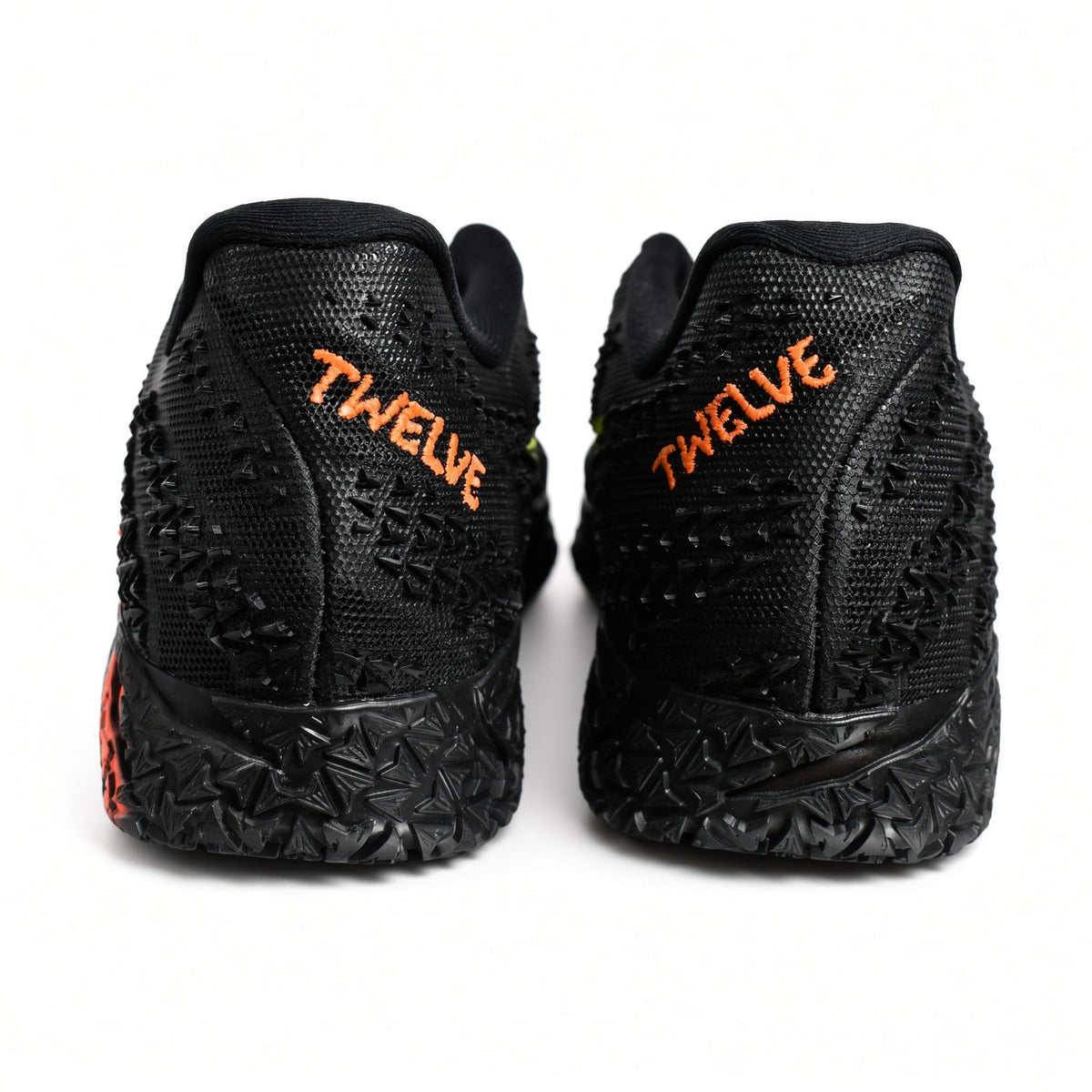 Heel view of Nike Ja 3 NY vs NY showing Ja Morant logo and NY vs NY branding SKU IM0464-001