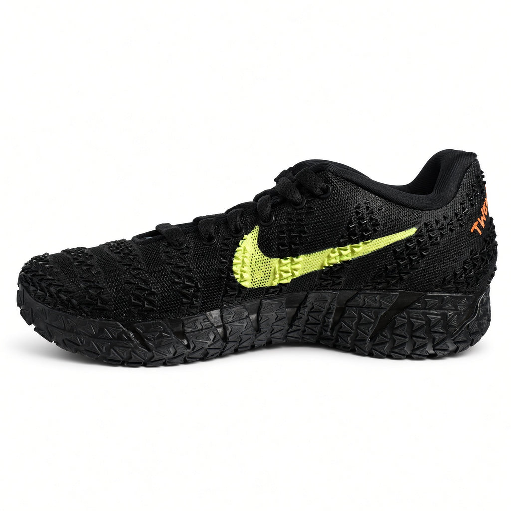 Lateral side view of Nike Ja 3 NY vs NY basketball shoe SKU IM0464-001 showing Swoosh design