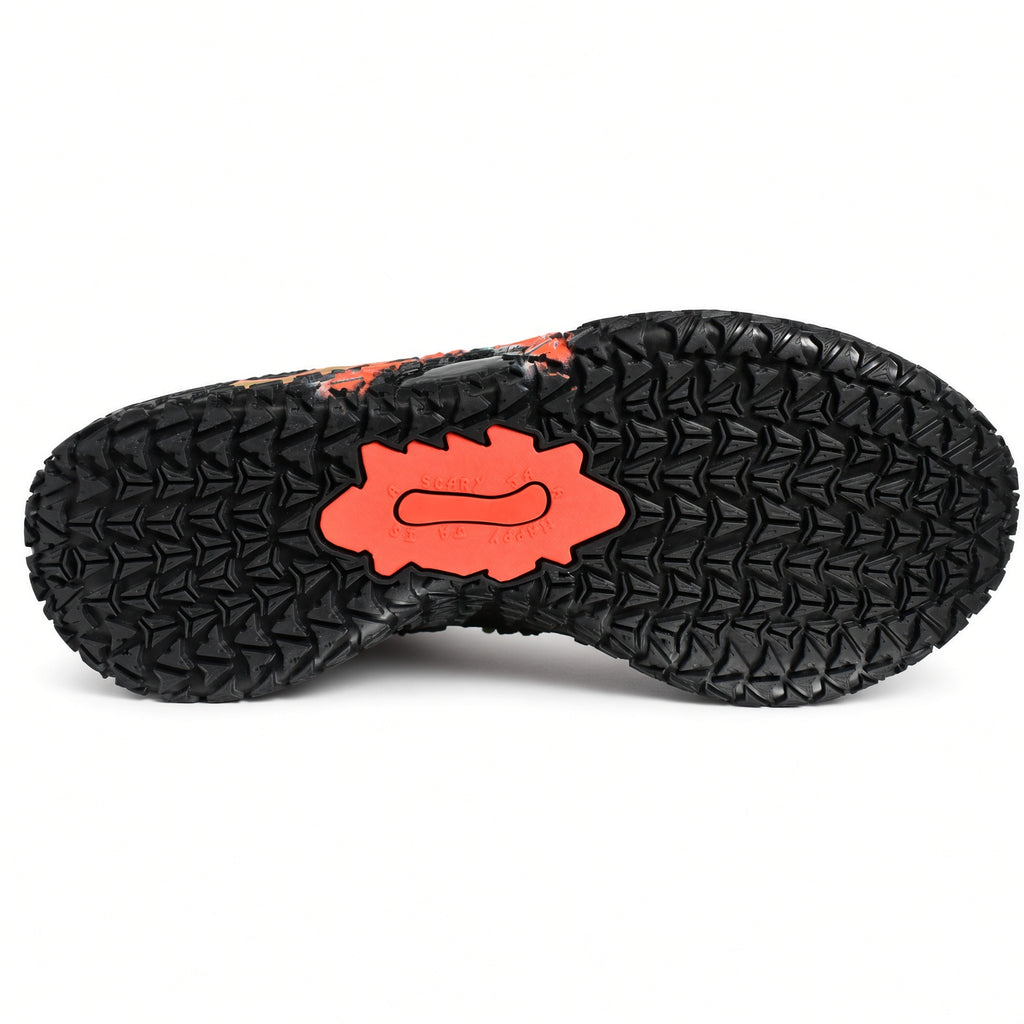 Bottom traction outsole pattern of Nike Ja 3 NY vs NY basketball sneakers SKU IM0464-001