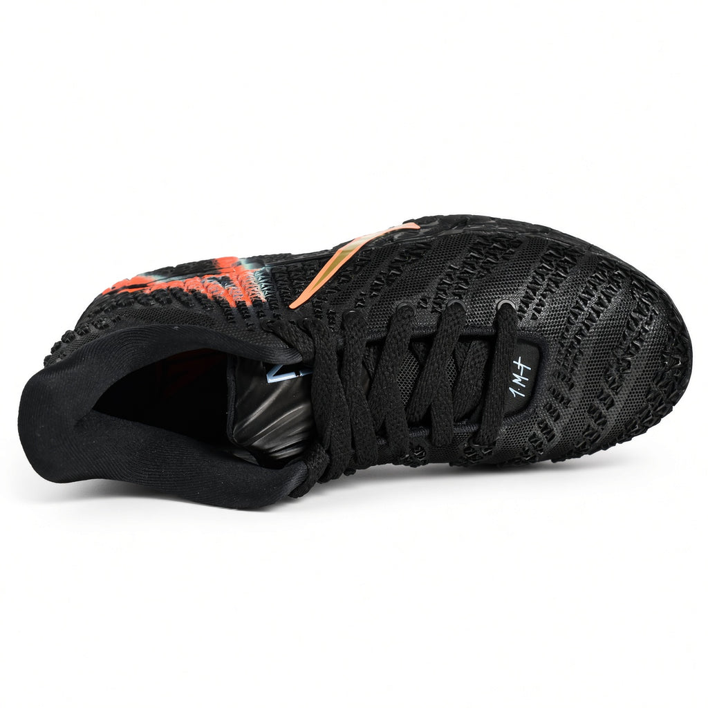 op front view of Nike Ja 3 NY vs NY toe box mesh and lacing system SKU IM0464-001