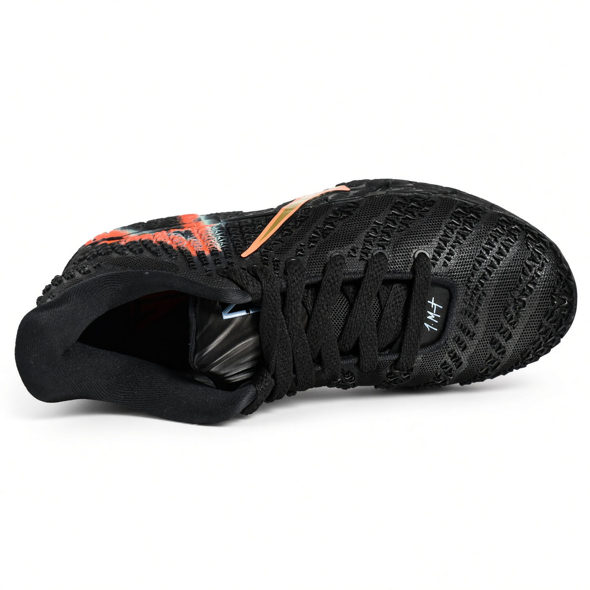 op front view of Nike Ja 3 NY vs NY toe box mesh and lacing system SKU IM0464-001