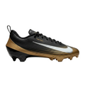 Nike Vapor Speed 3 athletic training shoes in Black and Metallic Gold, style code FB3303-003, front three-quarter view.