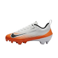 Nike Vapor Speed 3 TB football cleats in White and Safety Orange, style code HM8849-104, front three-quarter view.