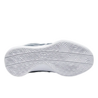 Bottom sole traction pattern of Nike Women's Sabrina 1 TB Wolf Grey basketball shoes, style FQ3391-010.