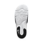 Bottom view of Nike Air Max Isla slides highlighting the durable combination foam and rubber tread outsole design, FJ5929-002.