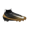 Profile view of the Nike Zoom Air Vapor Pro 1 Black Metallic Gold tennis shoes (style code FB3298-003) on a clean background.