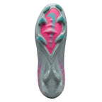 Bottom sole plate view of Nike Zoom Mercurial Superfly 10 Elite FG Prism Pack FQ1454-301 displaying firm-ground studs.